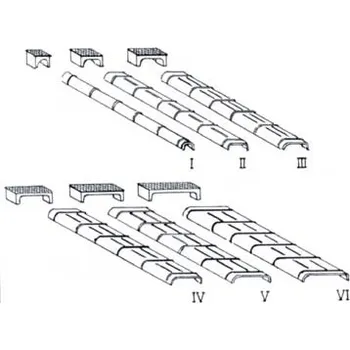 Modelová železnice plechové kanály a skříně 26ks Weinert modellbau 7208