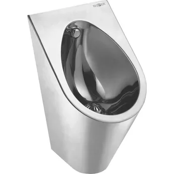 Urinál se zakrytým přívodem vody 360x600x395 mm, nerez mat 13004.S