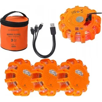 Autoelektronika Svítilna výstražná LED nabíjecí set 3ks