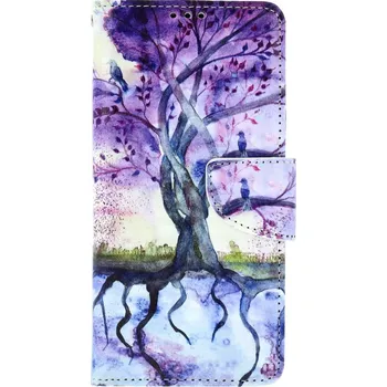 Pouzdro na mobilní telefon Pouzdro Xiaomi Redmi Note 13 Pro 5G knížkové Kresba stromu (kryt neboli obal na Xiaomi Redmi Note 13 Pro 5G)