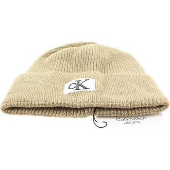 Čepice CALVIN KLEIN Pánská béžová čepice K50K512451-PF2-733 Velikost