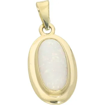 Přívěsek Goldstore Zlatý přívěsek oválný opál Váha: 1.11 g
