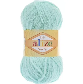 Příze Plyšová příze Alize Softy - mátová 669