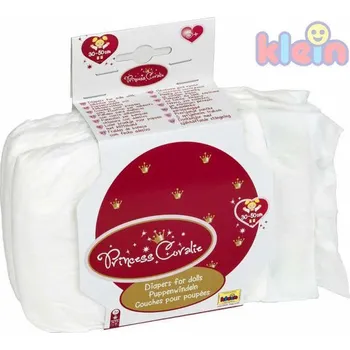 Klein Plenky dětské sada 3 plínky pro panenku Princess Coralie