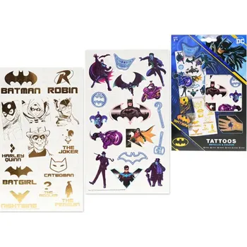 Tetování Tetování dětské Batman tetovačky pro kluky set 2 archy