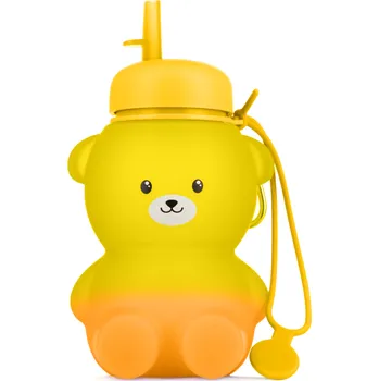 Kojenecká láhev Kidnort Silikonová láhev Retter Žlutá
