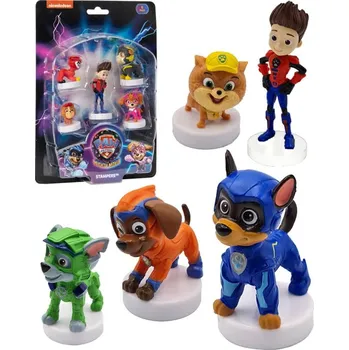 Dětské razítko Razítko figurka Tlapková Patrola (Paw Patrol) set 5ks na kartě 12 druhů