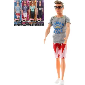 Panenka Panenka fashion módní panák v šortkách s brýlemi letní obleček 4 druhy