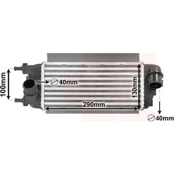 Chladič motoru Chladič turba VAN WEZEL 17004455