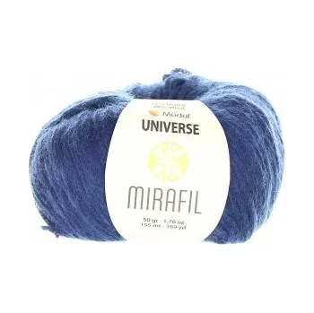 Příze Mirafil Příze Universe Solid 454 - modrá melange