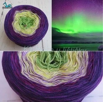 Příze Cherubínka 3 nitka 1000m Polární záře