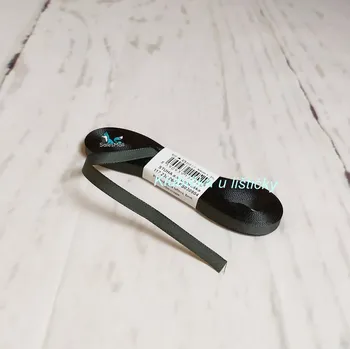 Stuha Český výrobce Taftová stuha 6mm 804 - temně šedá