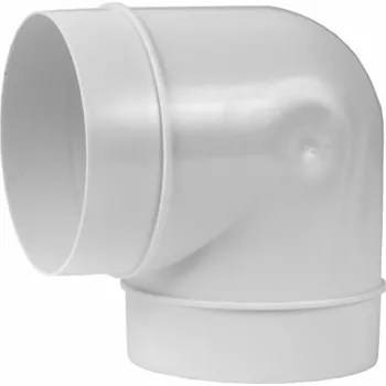 Kouřovod Větrací koleno EUROPLAST AL125-90, D125 90°