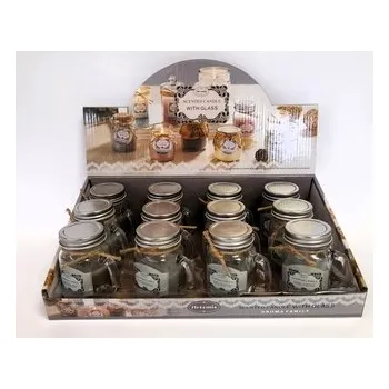 Svíčka Vonná svíčka ve skle