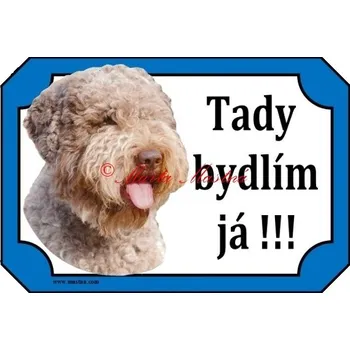 Cedulka lagotto romagnolo světlý 2 - Bez samolepicí vrstvy