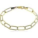 MINET Pozlacený stříbrný náramek v italském stylu