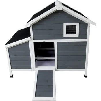 Kurník, slepičárna, králíkárna pro 4 - 5 slepic. Marseille mini šedý , 120x75x105cm.