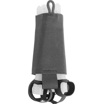 Sumka pro glowstick a lightstick včetně úchytů - šedá, BP-131, Wosport