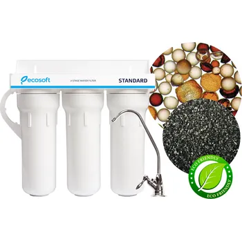 vodní filtr Třístupňový kuchyňský filtr ECO-EC3 – železo, mangan, amoniak, tvrdost vody, chlór a těžké kovy