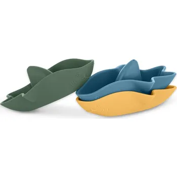 vodní stůl Petite & Mars Hračky silikonové do koupele Sharks 6 m+ Petite&Mars