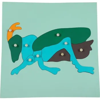 puzzle pro nejmenší Moyo Montessori Puzzle - cvrček