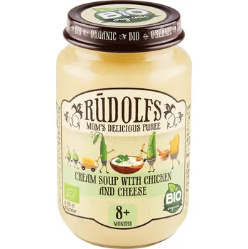 Rudolfs BIO Krémová polévka s kuřecím masem, 190 g
