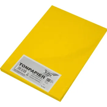 Barevný papír Barevný papír A4 130g/m2 100ks banánová žlutá