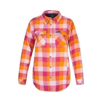 Dámská košile RAFIKI MOJARRA orangeade plaid 36; Oranžová košile + DÁREK DLE VÝBĚRU!