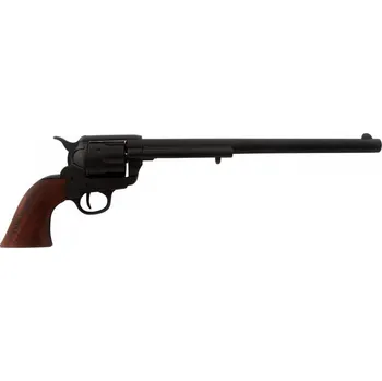 Sběratelství Denix Revolver cal.45 PEACEMAKER 12", USA 1873 (černý) + Přívěsek na klíče DENIX