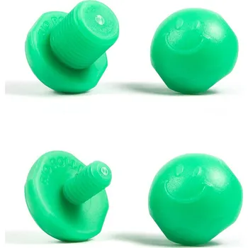 Rio Roller - Jam Plugs Green 5/16" a 5/8" - taneční špunty na trekové brusle (2ks) Velikost závitu: 5/8"