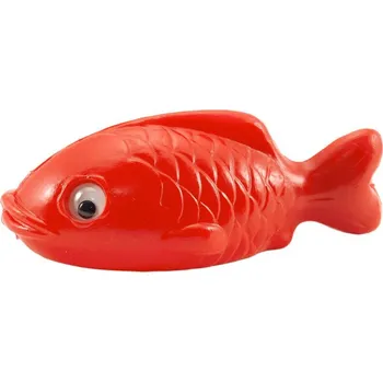 SMĚR Rybka retro baby červená plastová do koupele do vany do vody