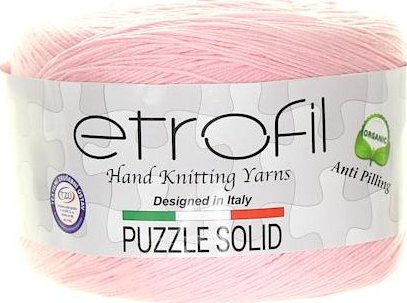 Etrofil Příze Puzzle Solid světle růžová PS 008