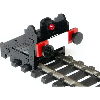 Modelová železnice koncovka koleje s blikající LED digital Proses PBF-G-01