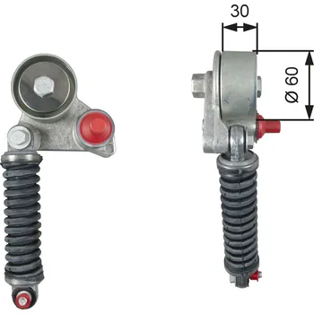 Napínák, žebrovaný klínový řemen GATES T39264