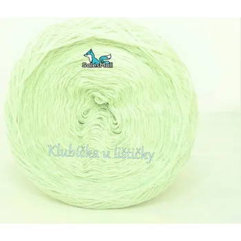 Galanterie YarnMellow Příze Butterfly mono - pistáciová