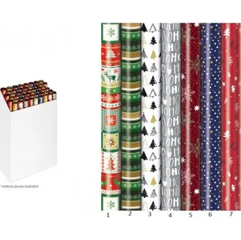 Balící papír Dárkový balící papír role 5mx70cm č.6 E 1