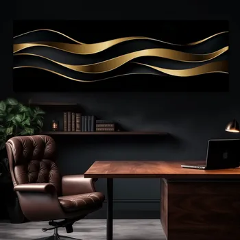 Obraz Obraz na plátně - Na vlnách zlaté pohody FeelHappy.cz Velikost obrazu (šířka x výška): 60 x 20 cm