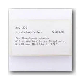 Modelová železnice výměnná rourka parního generátoru 5ks Seuthe 200