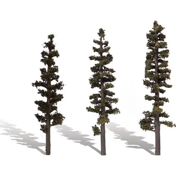 Modelová železnice jehličnaté stromy velké 3 ks Woodland Scenics TR3562