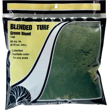Modelová železnice posyp jemný zelená směs Woodland Scenics T49