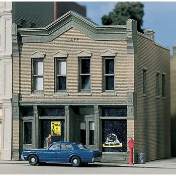 Modelová železnice městský dům s kavárnou Woodland Scenics DPM51200