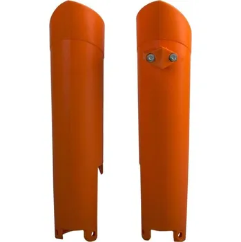 POLISPORT kryty teleskopů / tlumičů KTM SX/SXF 08-14 EXC/EXCF 08-15, HUSQVARNA TC14, FC 14, TE,FE 14-15, barva oranžová KTM EXC F 350 rok 11-15