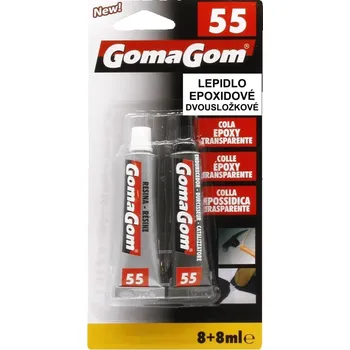 Průmyslové lepidlo Lepidlo GG epoxidové dvousložkové 8+8ml č.55