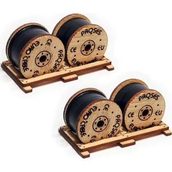 Modelová železnice kabelová cívka 4ks Proses PHL-K-05