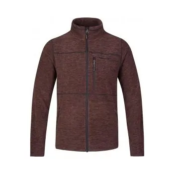 Pánská mikina Hannah SANTON II rum raisin mel S; Červená mikina + DÁREK DLE VÝBĚRU!