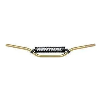 RENTHAL řídítka 7/8 CALA 22mm MX HANDLEBAR GOLD RC PADDED, barva žlutá pěna HONDA CR 80 RA - RB rok 80-02