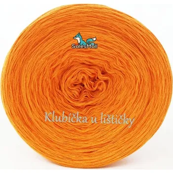 Příze YarnMellow Příze Butterfly mono - oranžová