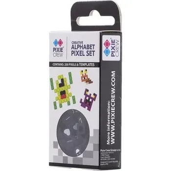 Penál PIXIE CREW tematická sada malých pixelů s písmeny a znaky