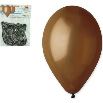 Balónek OB balónky G90/48 - 10 ks obyč. hnědé