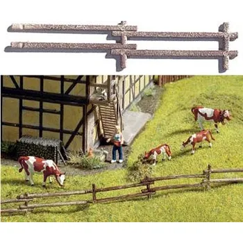 Modelová železnice plot z klád 58cm Noch 33010